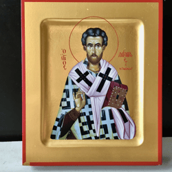 St Lazarus of Bethany | High quality Serigraph icon on wood | Size: 4" x 3,5"