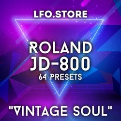 Roland JD-800 "Vintage Soul" Soundset