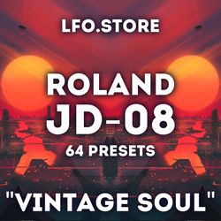 roland jd-08 – "vintage soul" soundset 64 presets