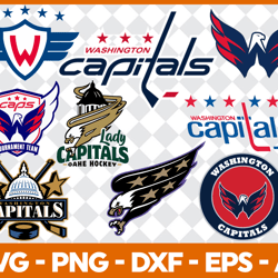 Washington Capitals Bundle SVG, Washington Capitals SVG, Hockey Teams SVG, NHL SVG