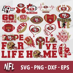 Bundle San Francisco 49ers SVG, San Francisco 49ers SVG, NFL SVG, Sport SVG