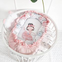 baby  nest  for  newborn.  pillow as  a  gift