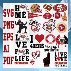 San Francisco 49ers NFL Svg, San Francisco 49ers Svg, Bundle NFL Svg, National Football League Svg, Sport Svg, NFL FAN