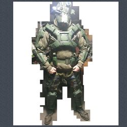 warhammer 40k - cosplay armor vindicator - techno soldier - exoskeleton cosplay - made to order - custom made