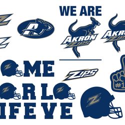 Akron Zips  Football Team svg,Akron Zips Bundle NFL Svg NCAA Teams svg, NCAA Svg, NFL Svg, MLB Svg, Eps