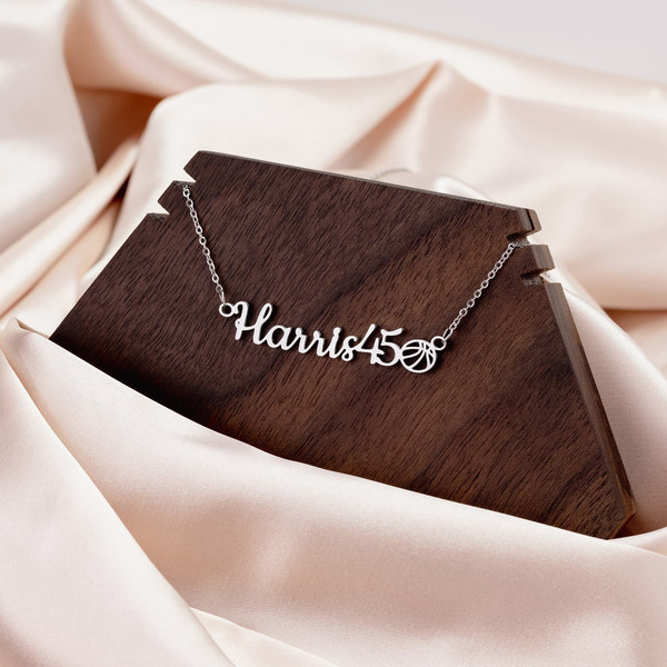 Personalized basketball mom necklace silver.jpg