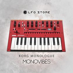 korg monologue - "monovibes" - 100 massive presets