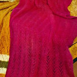 Vintage Afghan Knitting Pattern, Knit Lacy Mohair Afghan Pattern, Blanket Knitting Pattern PDF, Knit Aran Afghan Pattern