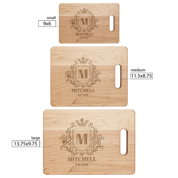 personalized monogram maple cutting board wedding gift.png