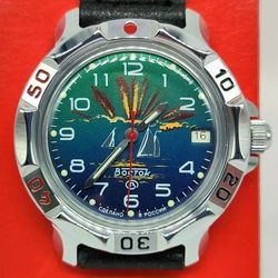 Vostok Komandirskie 2414 Marine Sunset 811976 Brand new Men's mechanical watch