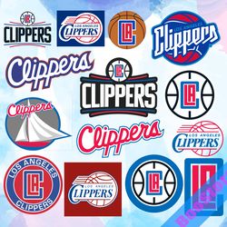 Los Angeles Clippers svg, Basketball Team svg, Basketball svg, NBA svg, NBA logo, NBA Teams Svg, Png, Dxf