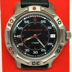 Vostok Komandirskie 2414 816172 New Titanium Plated men's mechanical watch