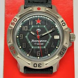 Vostok Komandirskie 2414 816744 New Titanium Plated men's mechanical watch