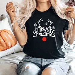 Merry Christmas T shirt Reindeer Christmas T Shirt Elf outfit Elf Costume Xmas Family Gift Santa Christmas Tree, CHRISTM