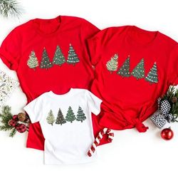 Christmas Trees Shirt, Christmas Shirts for Family, Christmas Tee, Christmas Shirt, Shirts For Christmas, Cute Christmas