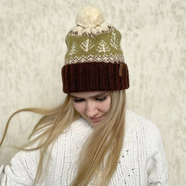 Womens-jacquard-knitted-warm-hat-3