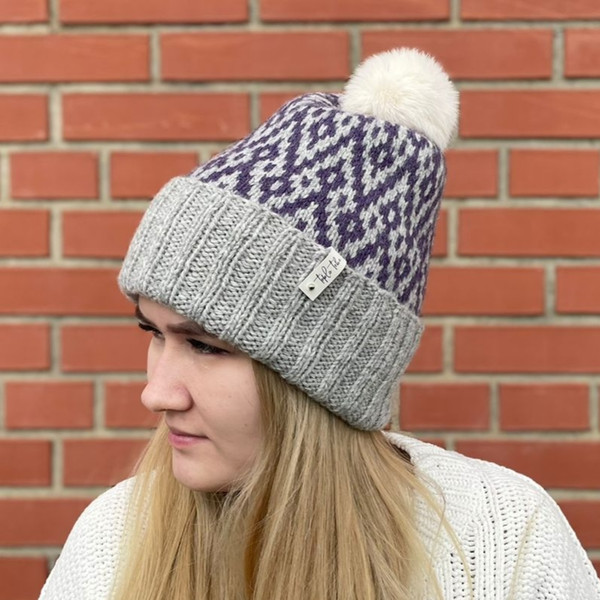 Grey-winter-warm-unisex-hat-2