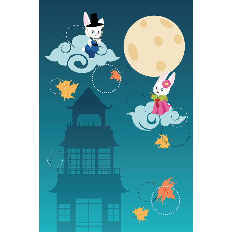 Chuseok greeting with bunnies in hanbok.jpg