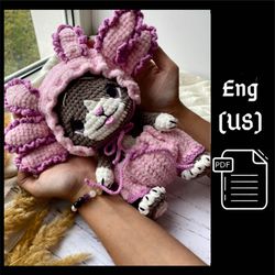 PDF Amigurumi Cat Axolotl Crochet Pattern