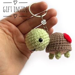 Anxiety pet turtle | Miniature turtle| Crochet turtle | Turtle plush | Squishy turtle | Turtle keychain | Worry pet