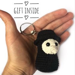 Plague doctor | Plague doctor plush | Friend gift | Plague doctor keychain | Gift for teens | Small gift