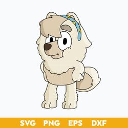 judo bluey svg, bluey svg, cartoon svg png dxf eps file.