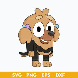 Missy Bluey Dog SVG, Bluey SVG, Cartoon SVG PNG DXF EPS Digital File.