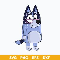 nana bluey svg, bluey svg, cartoon svg png dxf eps file.