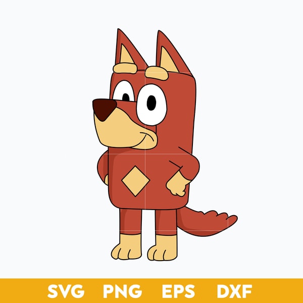 Rusty Bluey SVG, Bluey SVG, Cartoon SVG PNG DXF EPS File. - Inspire Uplift