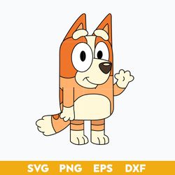 bingo dog svg, bluey svg, cartoon svg png dxf eps digital file.