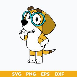 honey bluey dog svg, bluey svg, cartoon svg digital file.