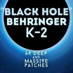behringer k-2 & ms-20 - "black hole" - 64 patches