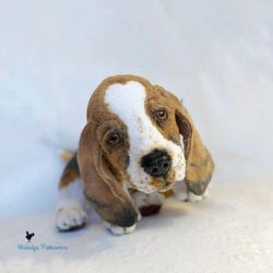 custom order basset-hound realistic stuffed dog