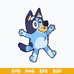 cartoon bluey dog svg, bluey svg, cartoon svg png dxf eps file.