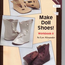 PDF copy Vintage Sewing Patterns Book Make Doll Shoes \ Workbook 2