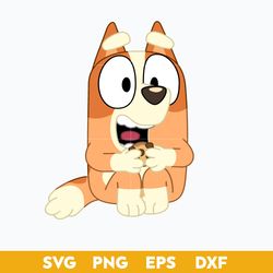 bingo dog cartoon svg, bluey svg, cartoon svg png dxf eps digital file.