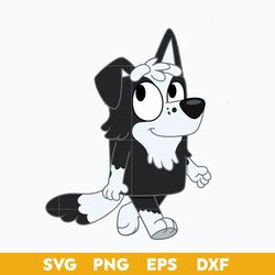 Mackenzie SVG, Bluey SVG, Cartoon SVG PNG DXF EPS Digital File.