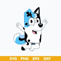 latch fox bluey svg, bluey svg, cartoon svg png dxf eps digital file.