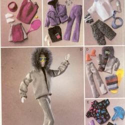 PDF Copy Vintage Patterns Vogue 7785 Clothes for Ken Doll