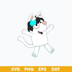 Disguise Bluey Dog SVG, Bluey SVG, Cartoon SVG File.