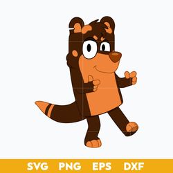 bluey fox cartoon svg, bluey svg, cartoon svg png dxf eps digital file.