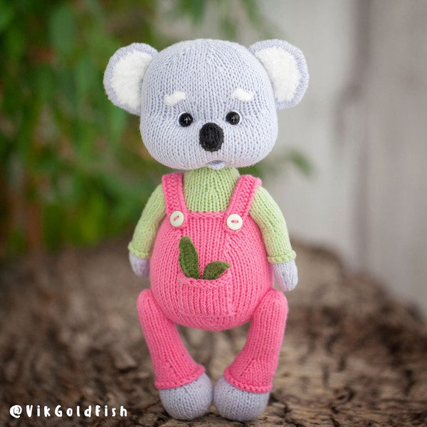 Koala knitted pattern