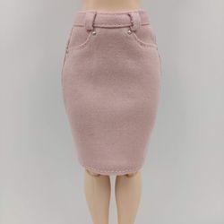 Barbie curvy clothes pink skirt