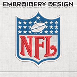 NFL Logo Embroidery Design, NFL Football Team Embroidery files, NFL Teams, Digital Download, NFL Logo Embroidery