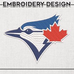 toronto blue jays embroidery design, blue jays baseball team embroidery files, blue jays, mlb teams, digital download