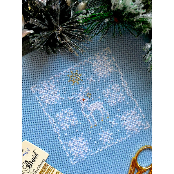 Deer from the Snowflake Set infinished 2.jpg