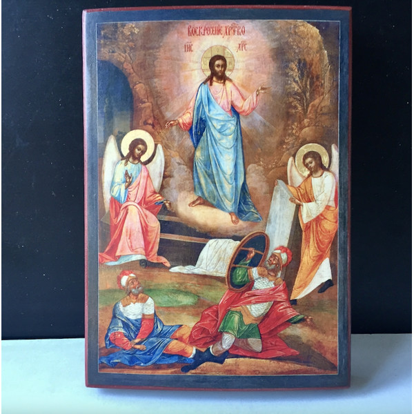 Jesus Christ Victorious Resurrection icon