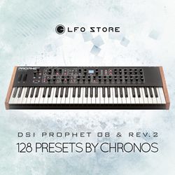 DSI Prophet 08 & Rev.2 - 128 Handcrafted Presets by Chronos