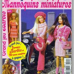 Digital - Vintage Barbie Knit | Crochet | Sewing Pattern -  Tricot | Crochet | Couture Patterns for Dolls - PDF