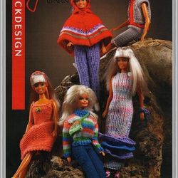Digital - Vintage Barbie Knitting Pattern -  Knitting Patterns for Dolls - PDF